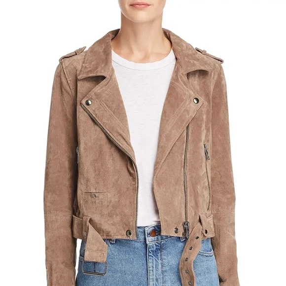 Blank NYC Jackets Coats Blanknyc Morning Suede Moto Jacket
